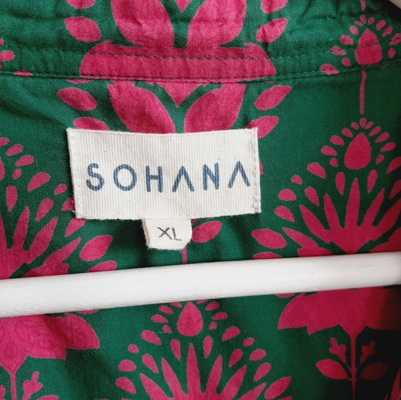 Sohana Block Print Pullover Dress XL - Picture 3 of 11